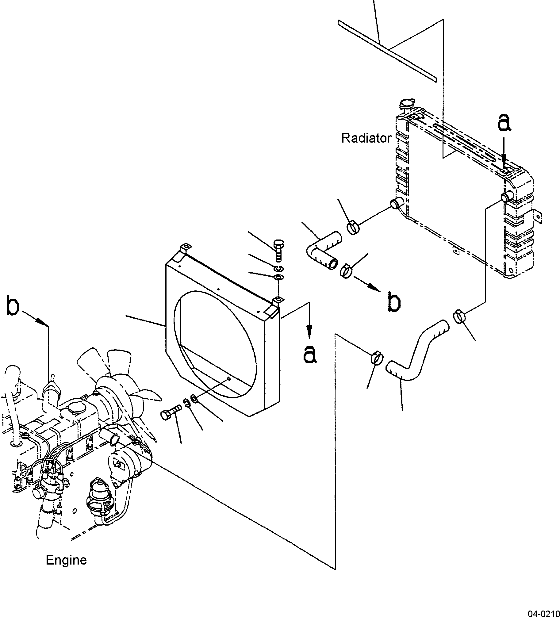 SHROUD, RADIATOR 3EA-04-A5460 KOMATSU