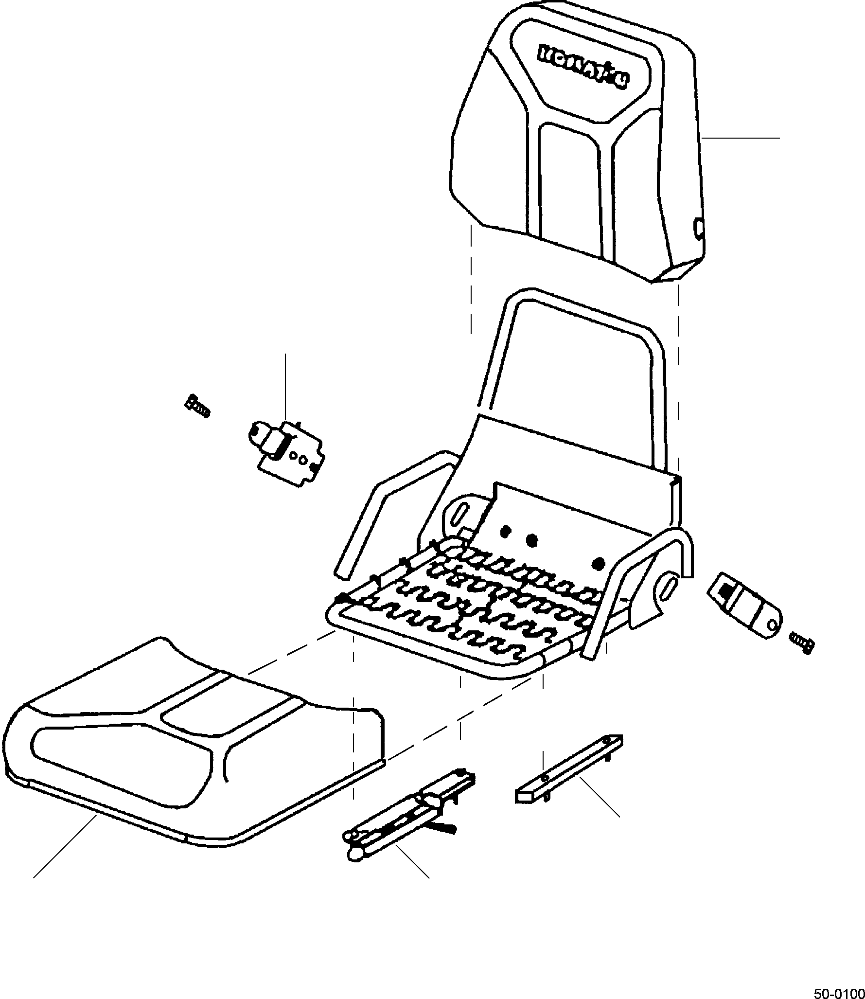 KIT, SEAT BELT HOB3506 KOMATSU