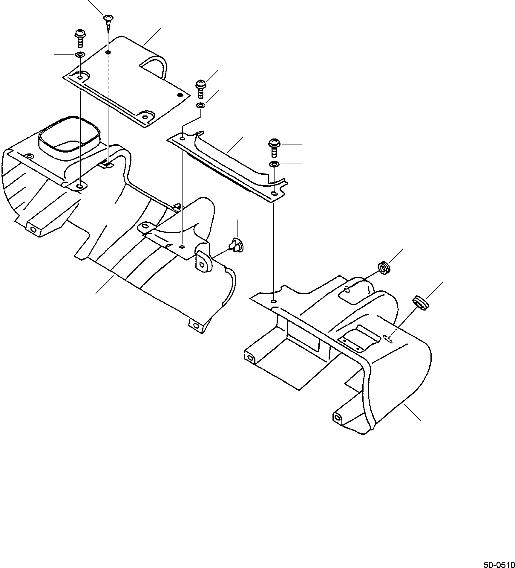 COVER (2,3 SPOOL C/V) 3EB-50-A5681 KOMATSU