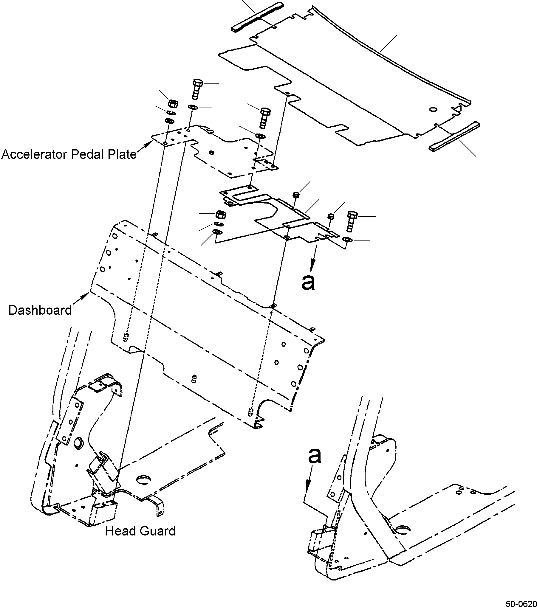 PLATE, FLOOR 3EB-50-A5810 KOMATSU