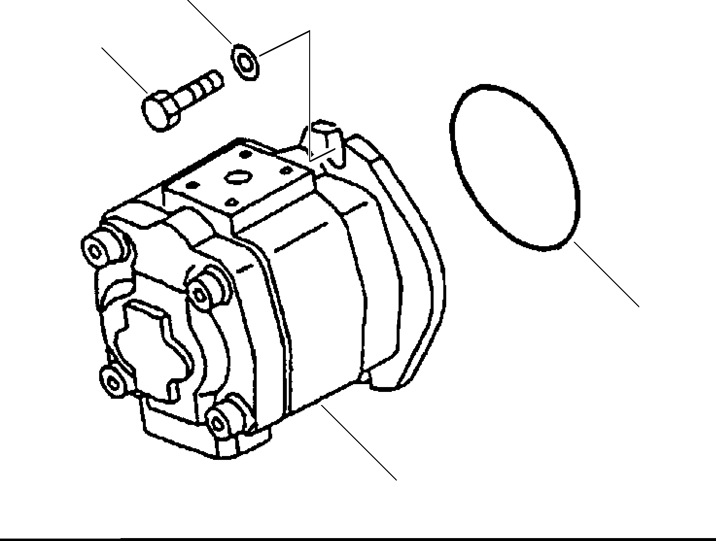 PUMP ASSEMBLY, HYDRAULIC 3EA-60-A5110 KOMATSU