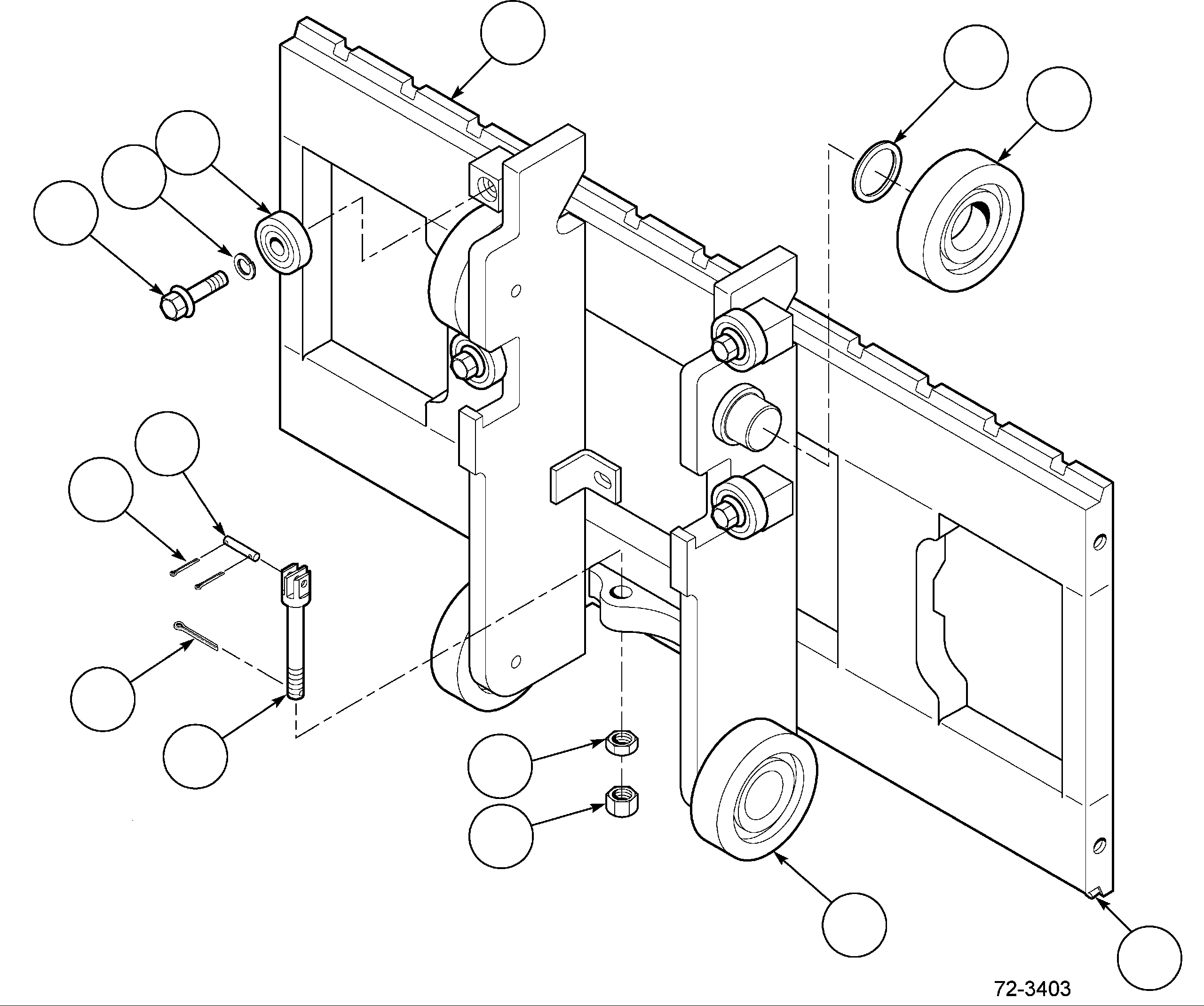 CARRIAGE, HI-VIS 34.6 (CUSHION) CC226934 KOMATSU