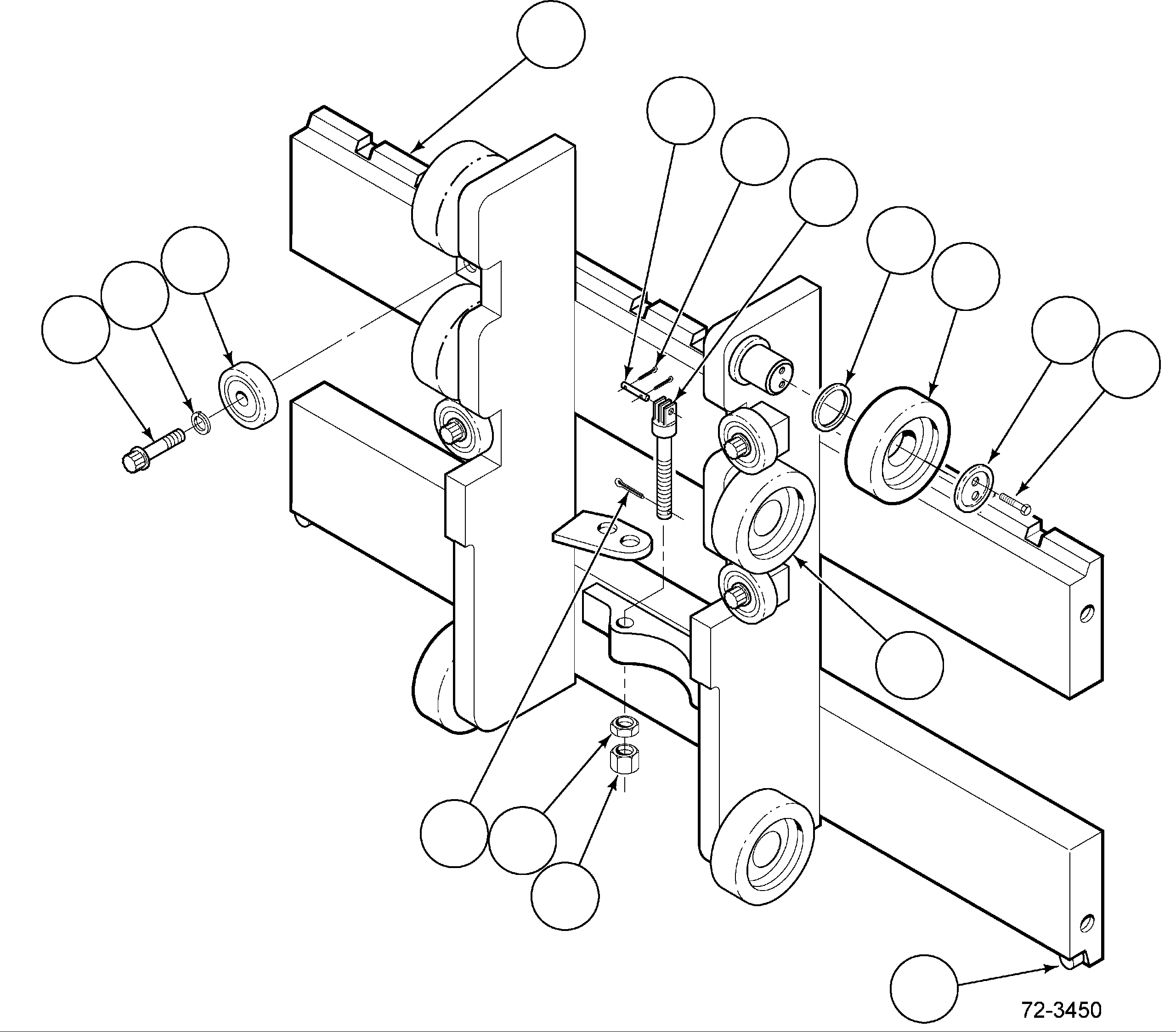 CARRIAGE, CLASS II, 41 IN. (1041MM) CC200037 KOMATSU