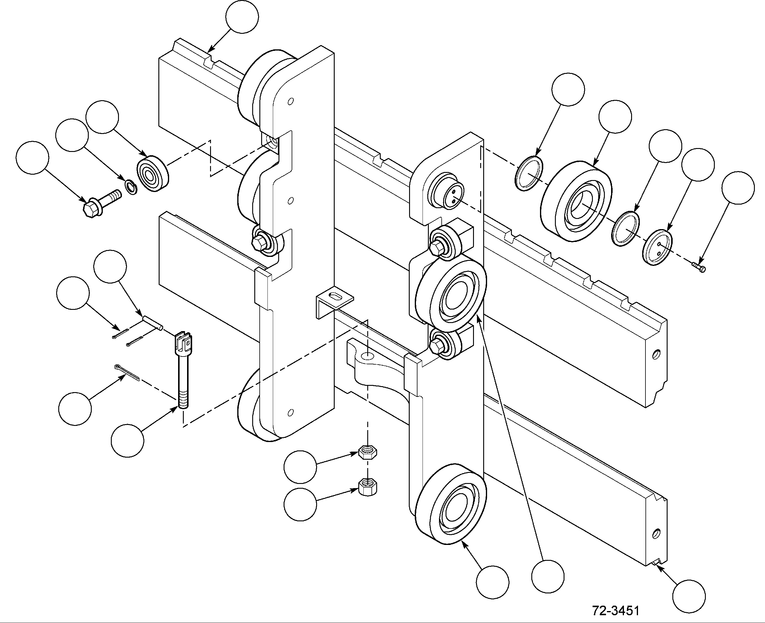 CARRIAGE, CLASS II, 37 IN. (940MM) CC208716 KOMATSU