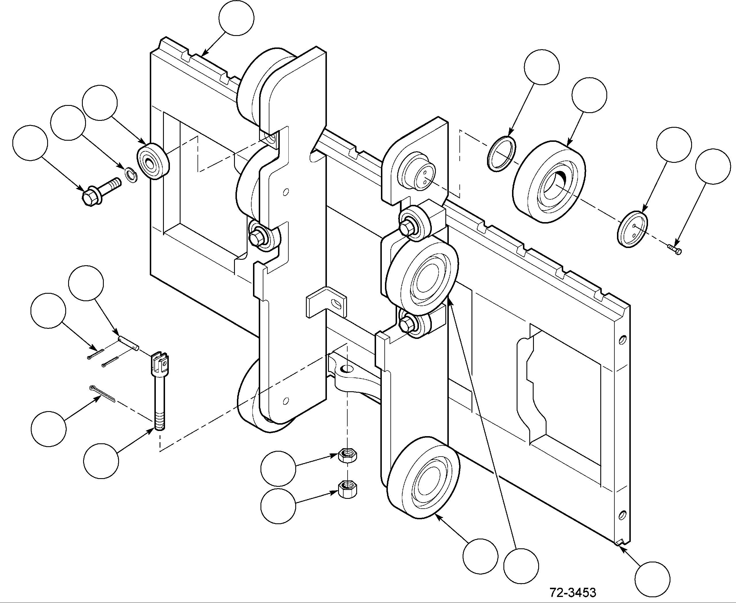 CARRIAGE, HI-VIS 41 (PNEUMATIC) CC221165 KOMATSU