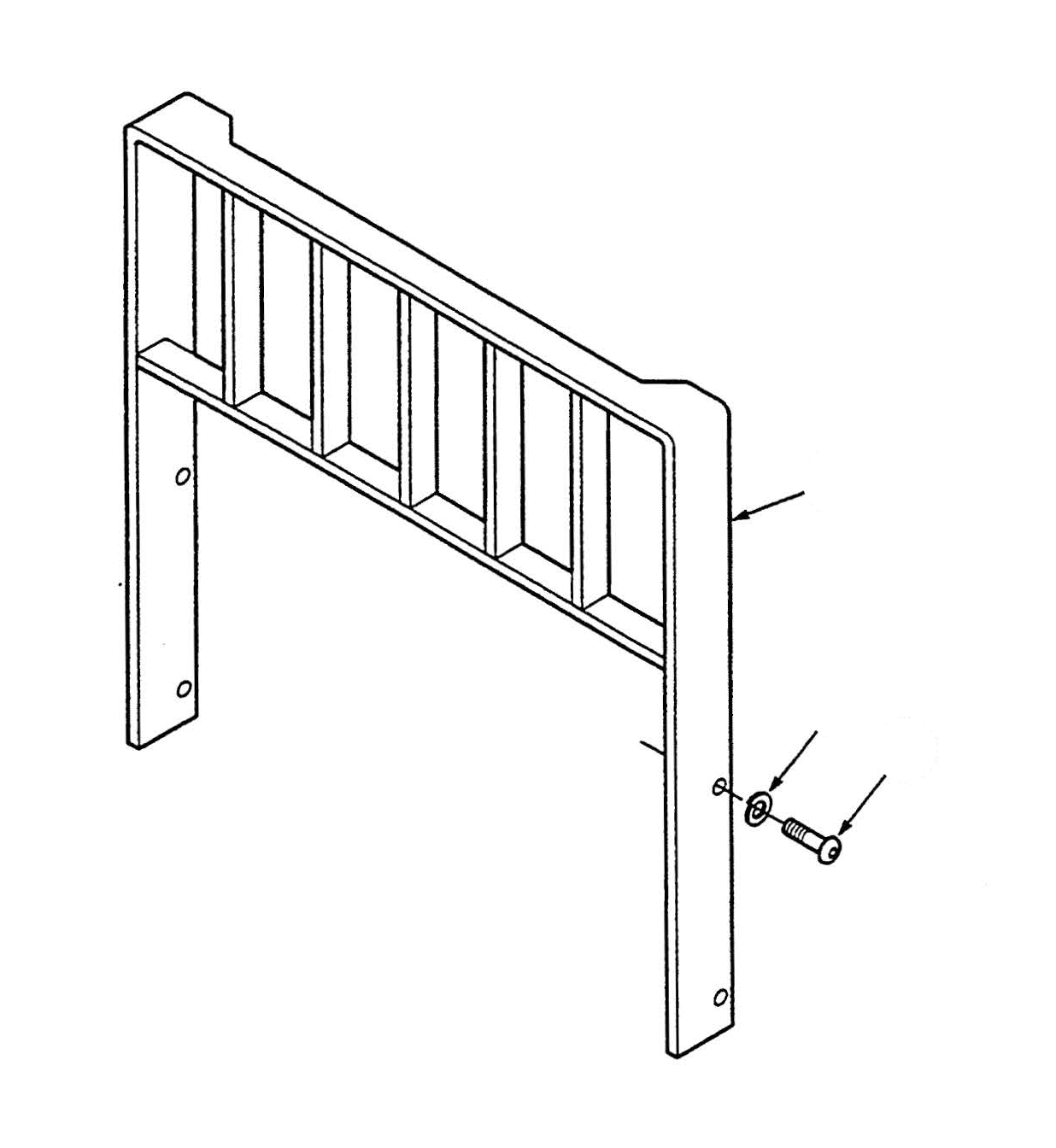 BACKREST, 31 X 36 CC209407 KOMATSU