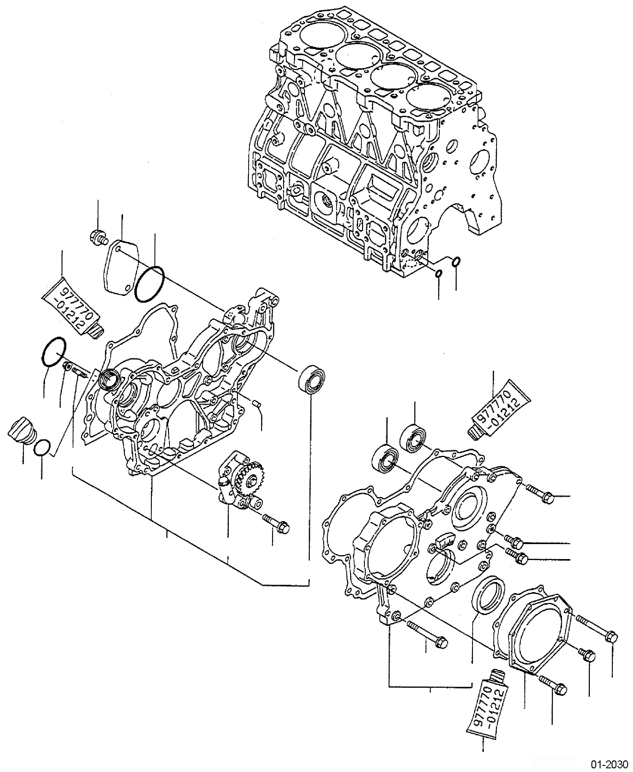 HOUSING ASSY, GEAR YM129930-01800 KOMATSU