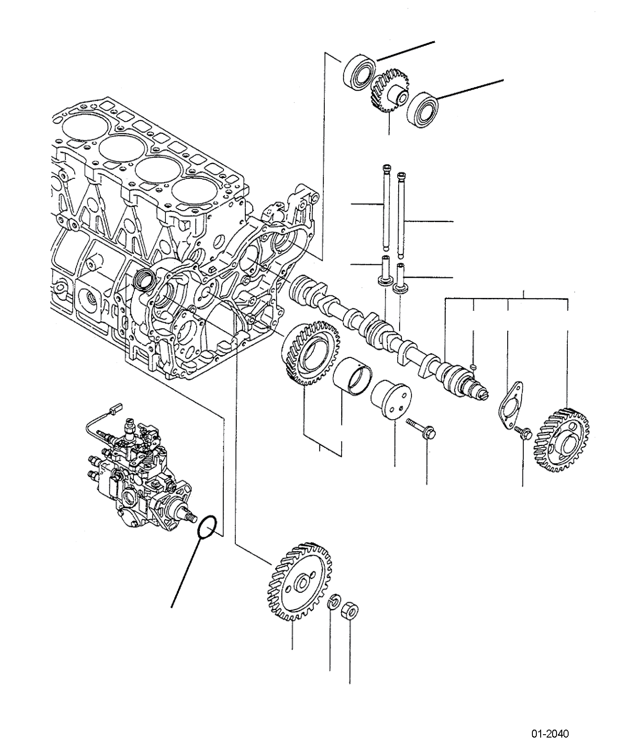 GEAR, INJECTION PUMP YM129901-25900 KOMATSU
