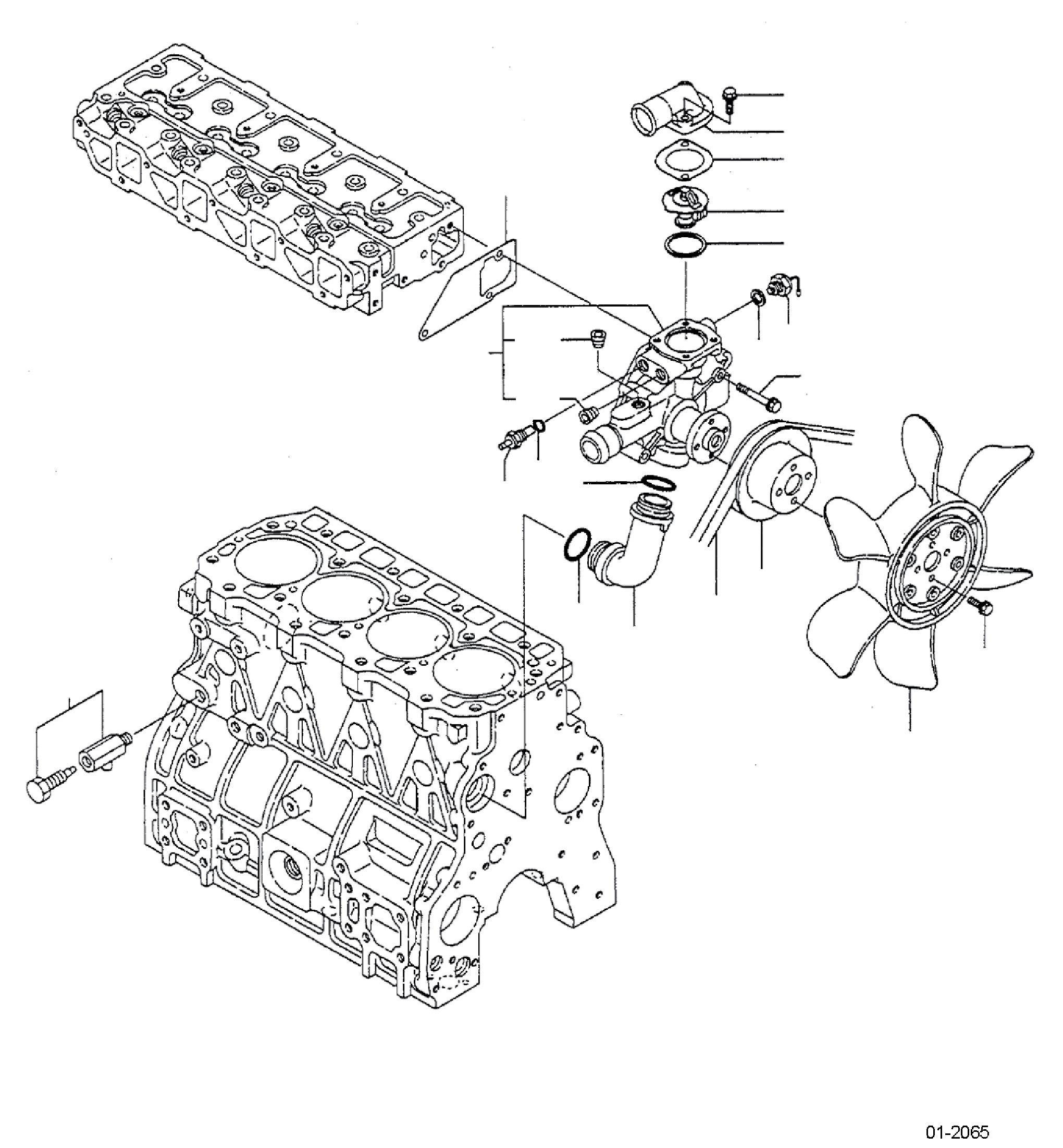 SENSOR, WATER TEMPERATURE YM129107-44901 KOMATSU