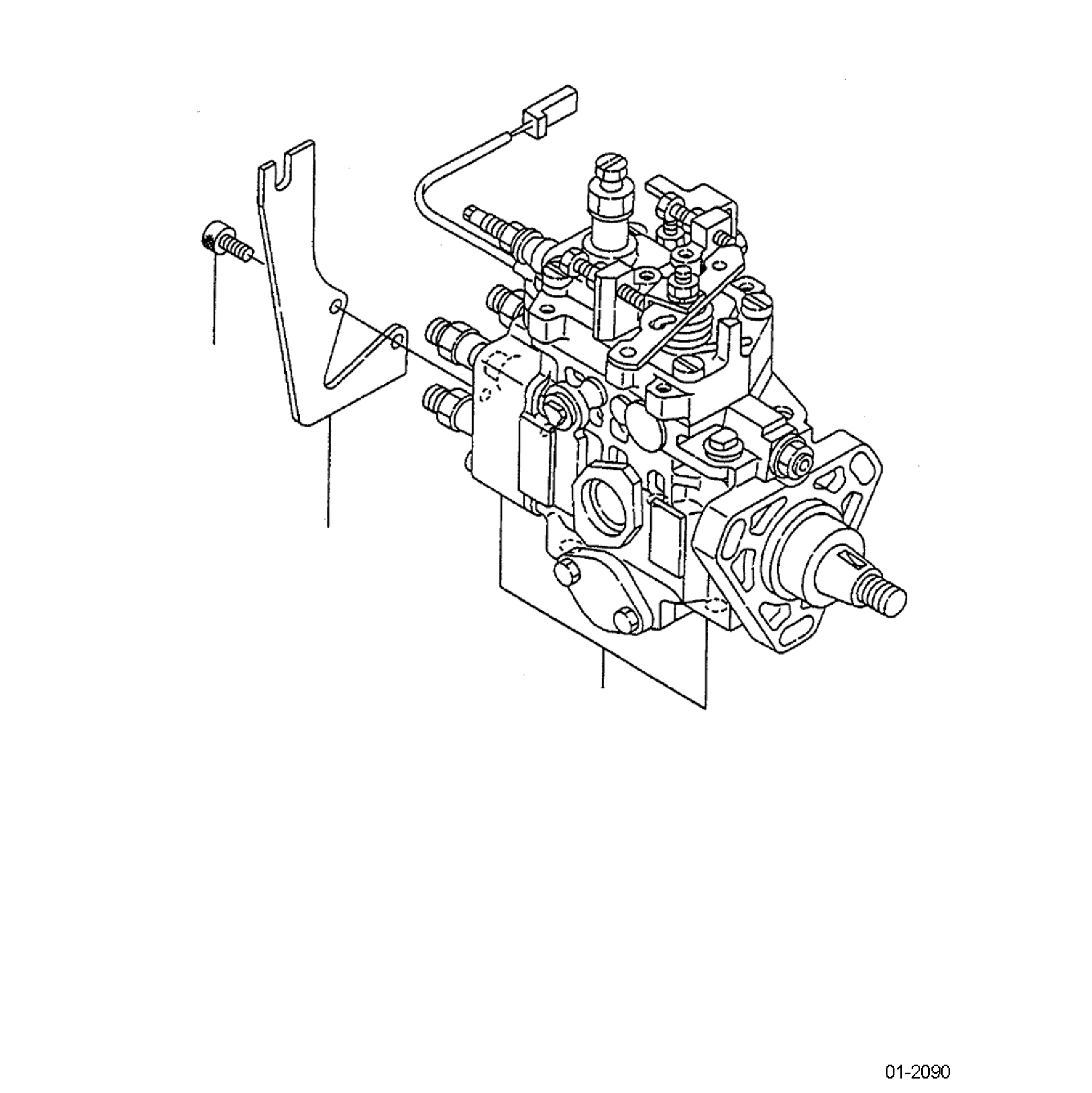 INJECTION PUMP ASSY (NON-C.S.D. ENGINES) YM129930-51002 KOMATSU
