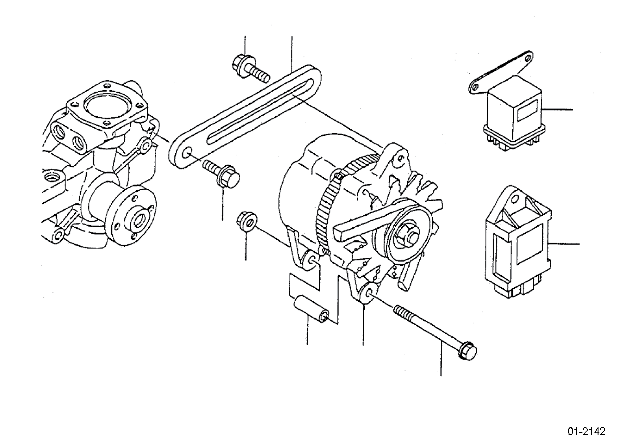 ALTERNATOR (20 AMP) YM129930-77200 KOMATSU