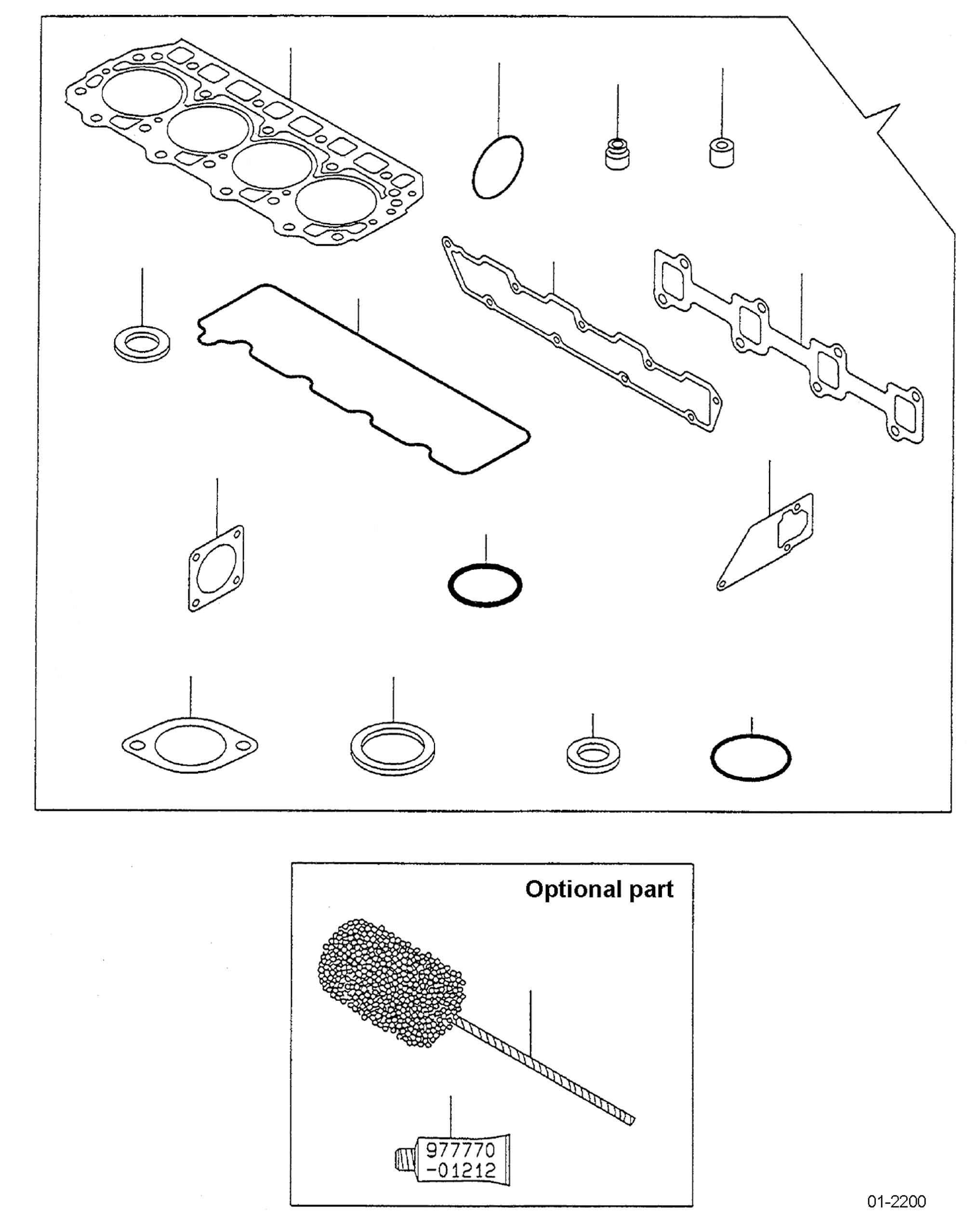 GASKET SET YM729901-92602 KOMATSU
