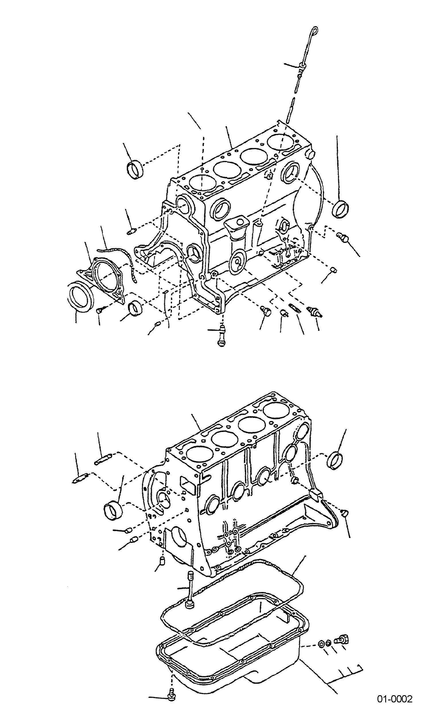 BLOCK ASSY, CYLINDER 11000-60K01 KOMATSU