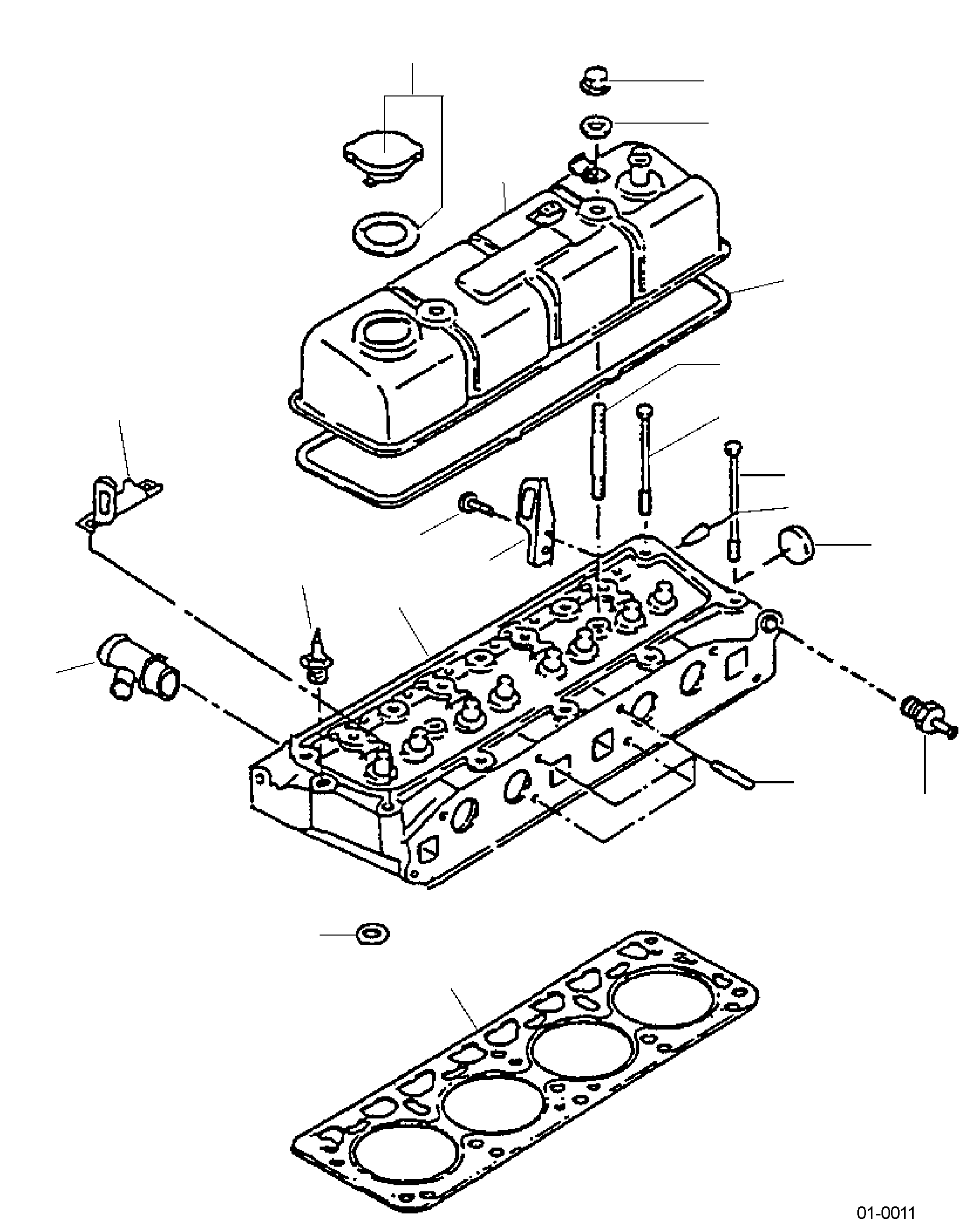 HEAD ASSY, CYLINDER 11041-J2H25 KOMATSU