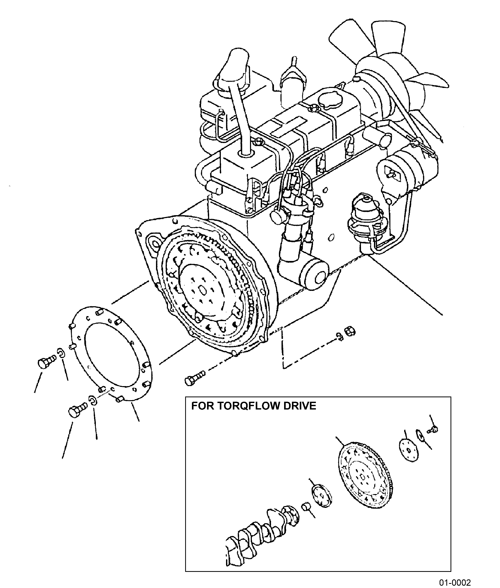 ENGINE, H20-II, LPG (C.A.R.B.) 37B-1DN-3210 KOMATSU