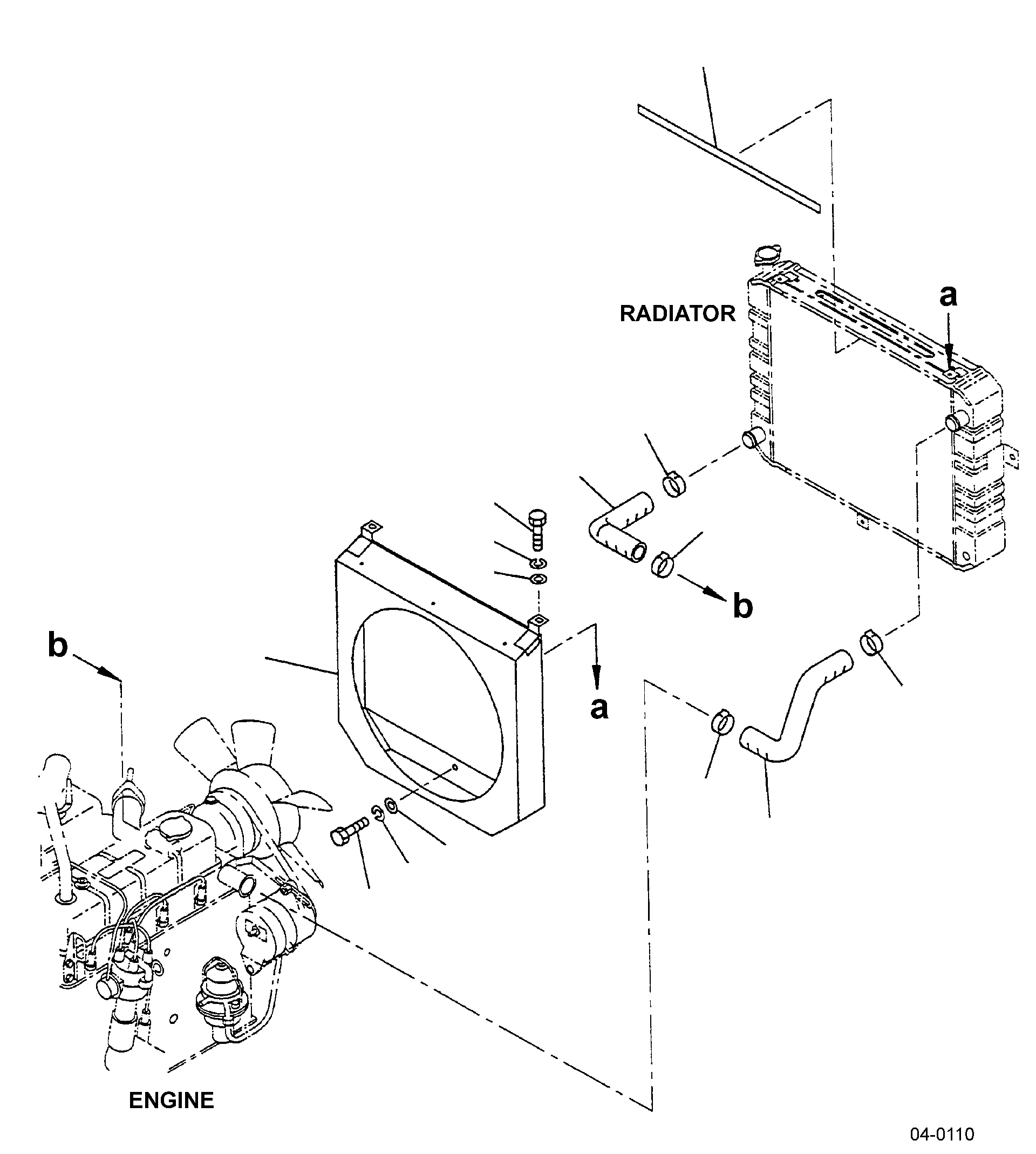 Шланг 3EB-04-A5121 KOMATSU