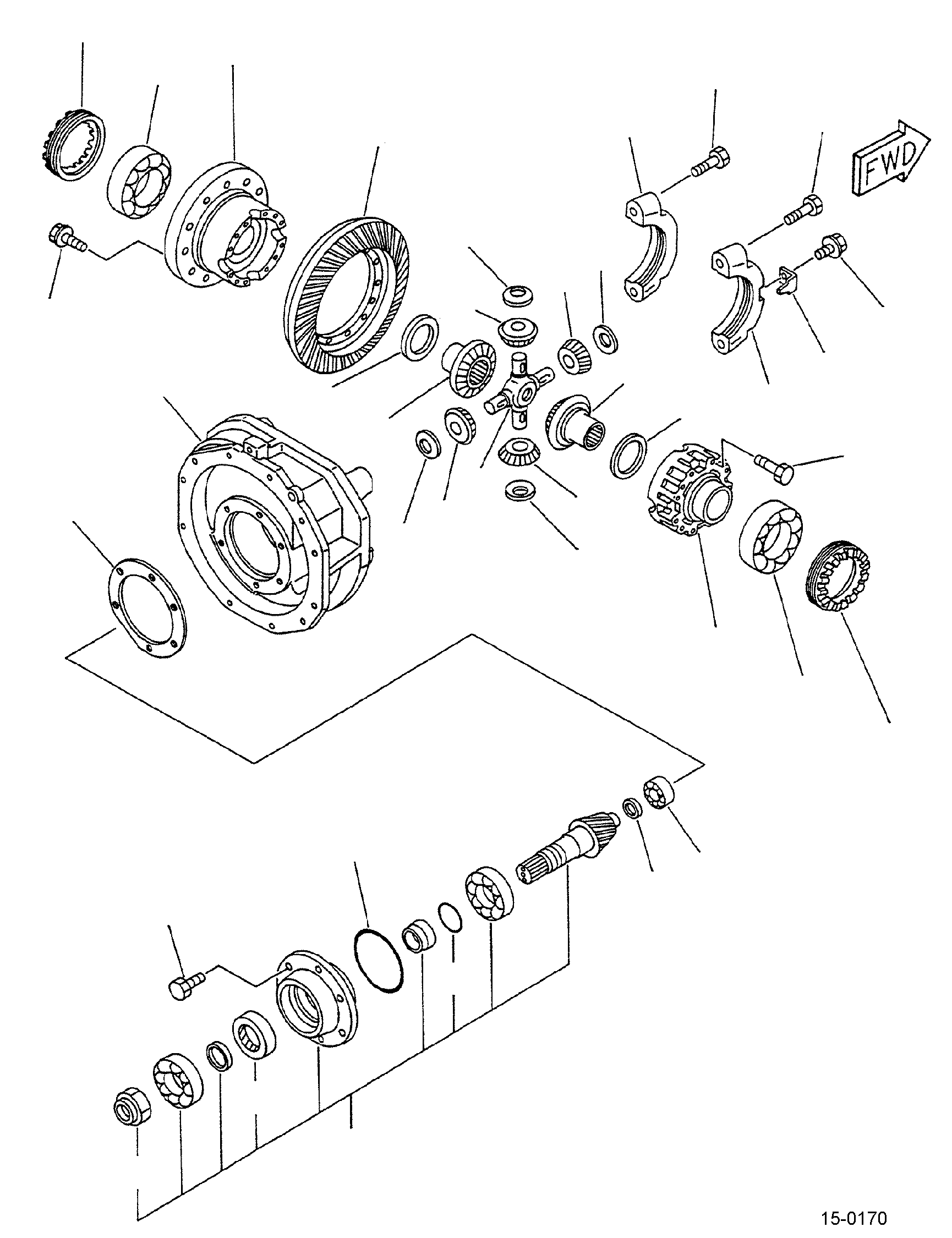 CARRIER ASSY AS34104-3600 KOMATSU