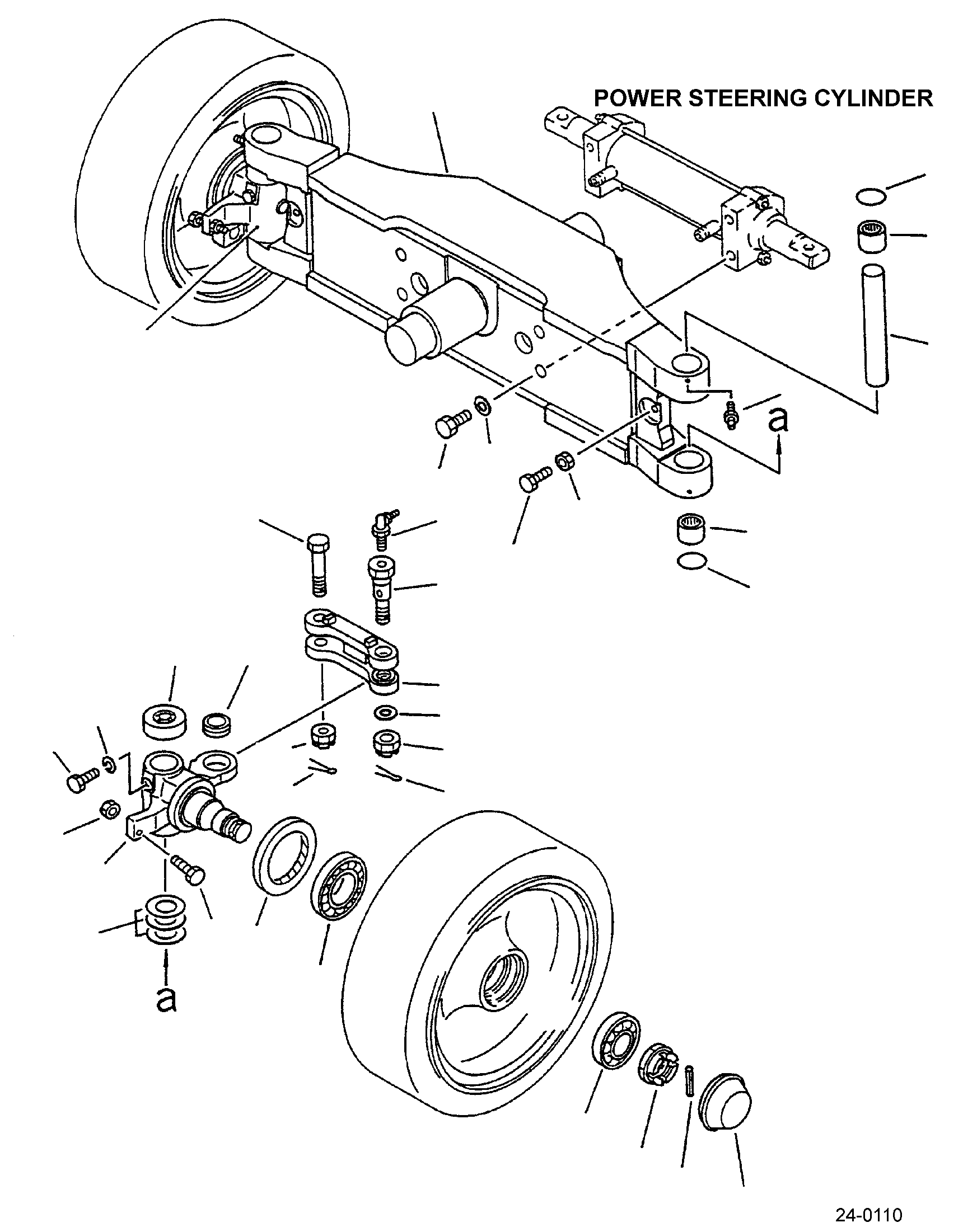 AXLE, STEERING 3EB-25-A5110 KOMATSU