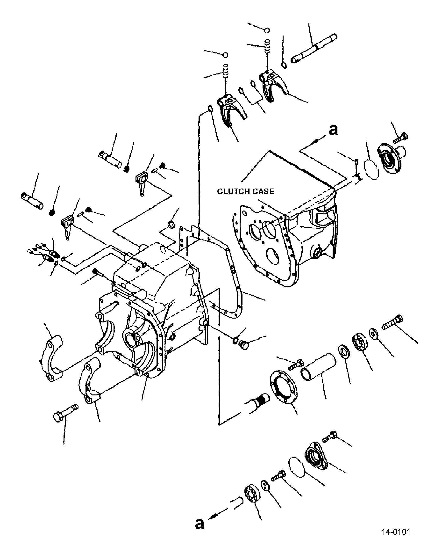 CASE ASSY 3EB-14-31113 KOMATSU