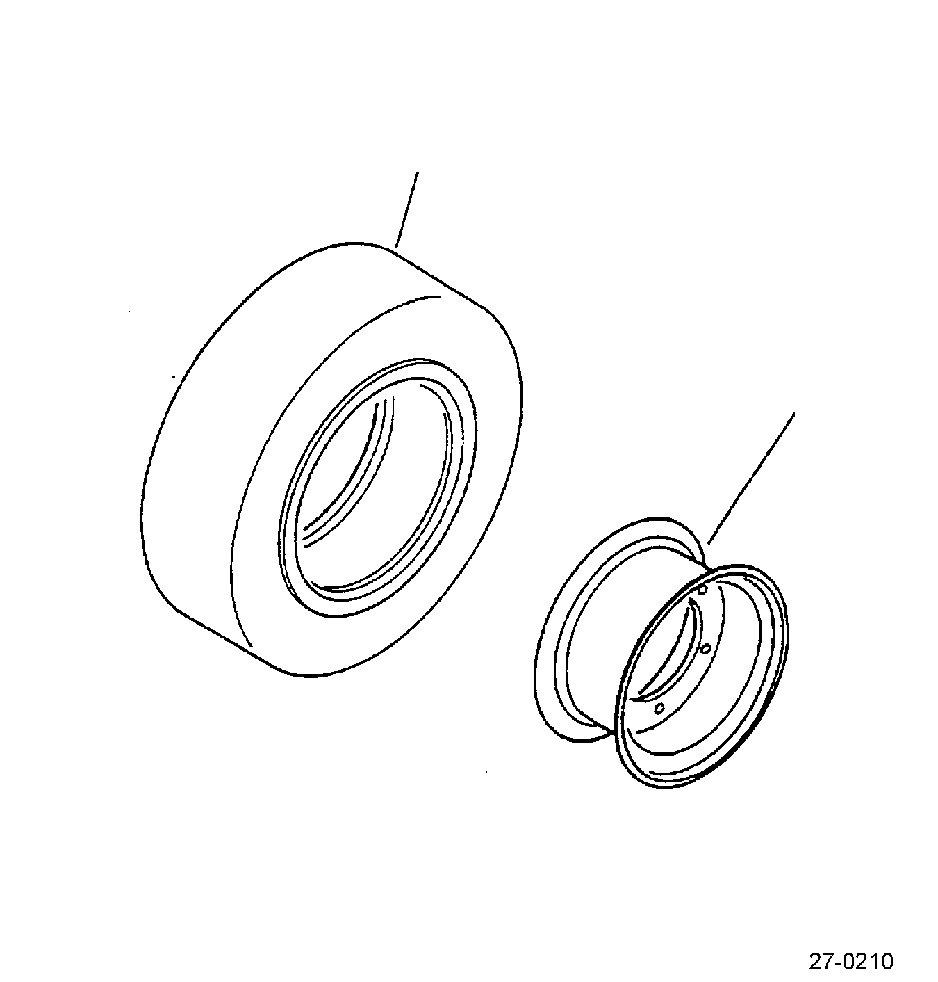 TIRE (8.15-15-14) 3EB-27-A2211 KOMATSU
