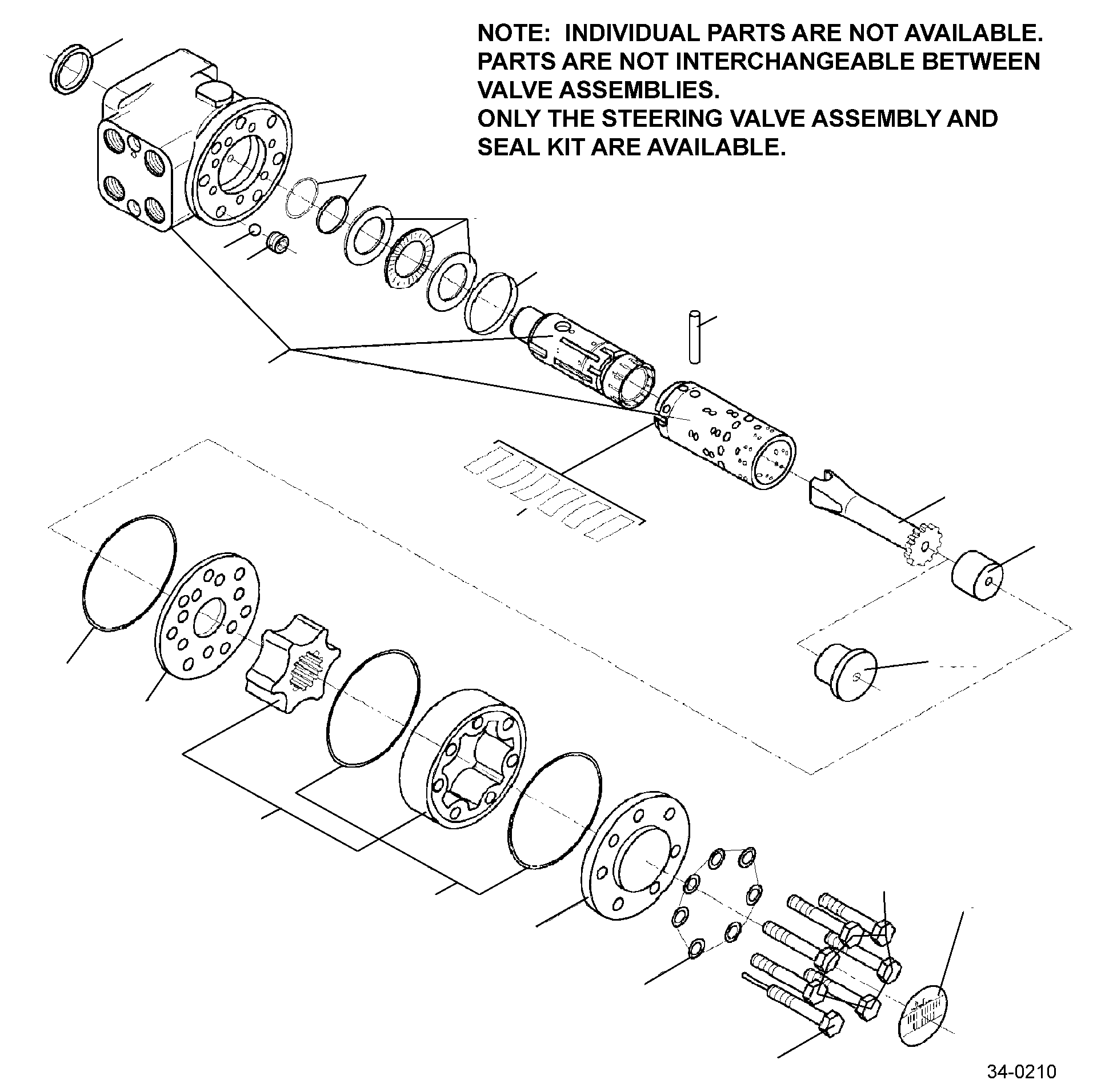 VALVE ASSY, STEERING (OSPB) 3EB-34-A5410 KOMATSU