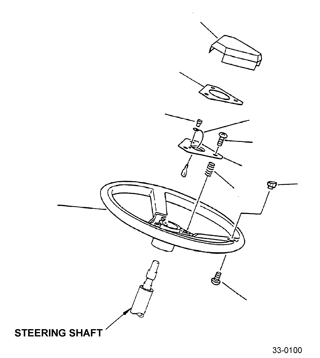 WHEEL ASSY, STEERING 37B-1BA-3011 KOMATSU