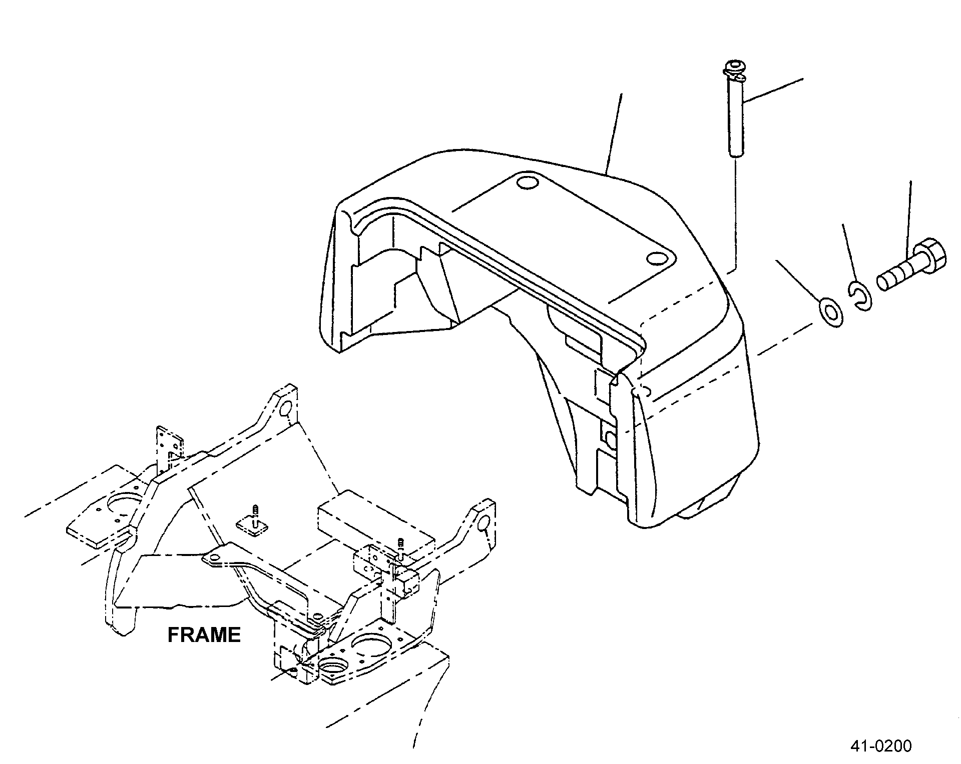 PIN, TOW 3EB-43-21160 KOMATSU