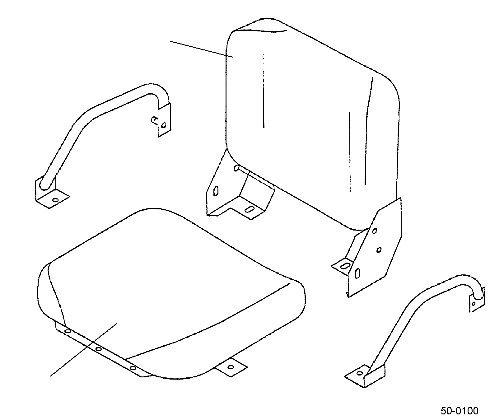 SEAT ASSY, OPERATOR?S 3EB-50-A5160B KOMATSU