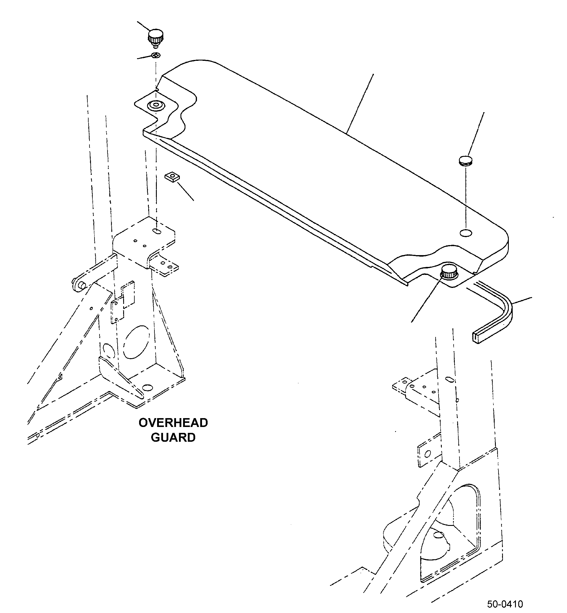 CRADLE NUT (WELD IN FOR THUMB SCREW) NES-89-19308 KOMATSU