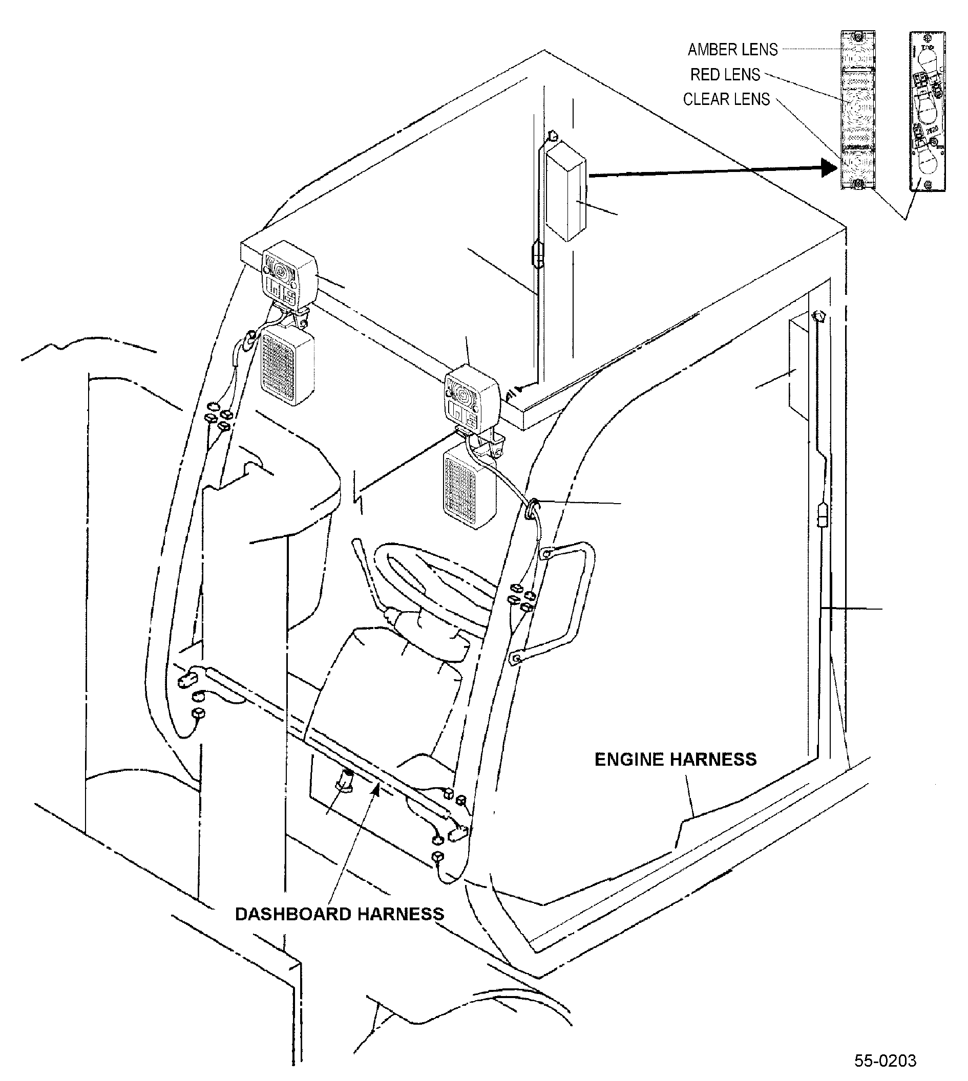 BULB (UPPER AND LOWER) 08104-11222L KOMATSU