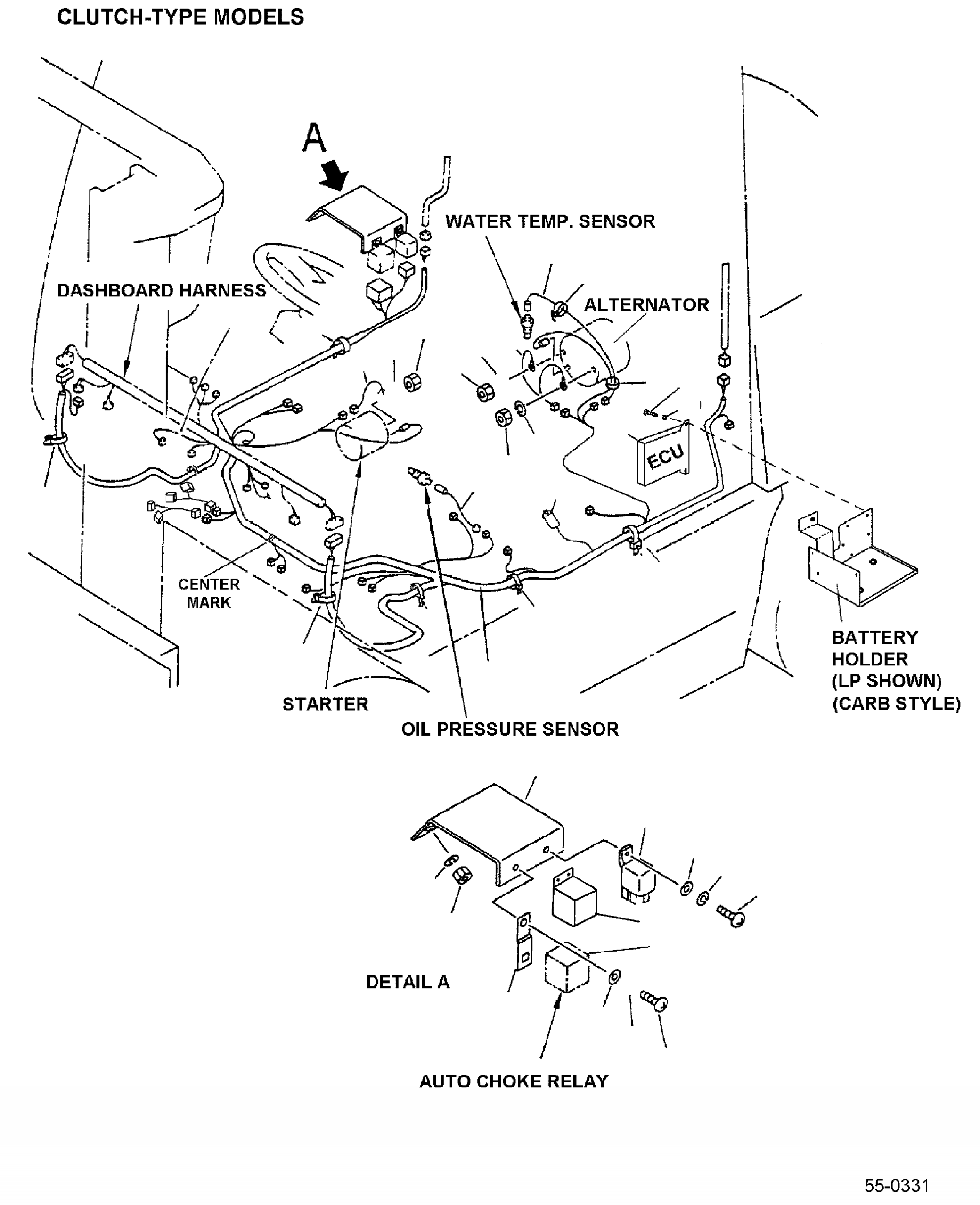 SWITCH, VACUUM (C.A.R.B. ONLY) 22360-01M00 KOMATSU