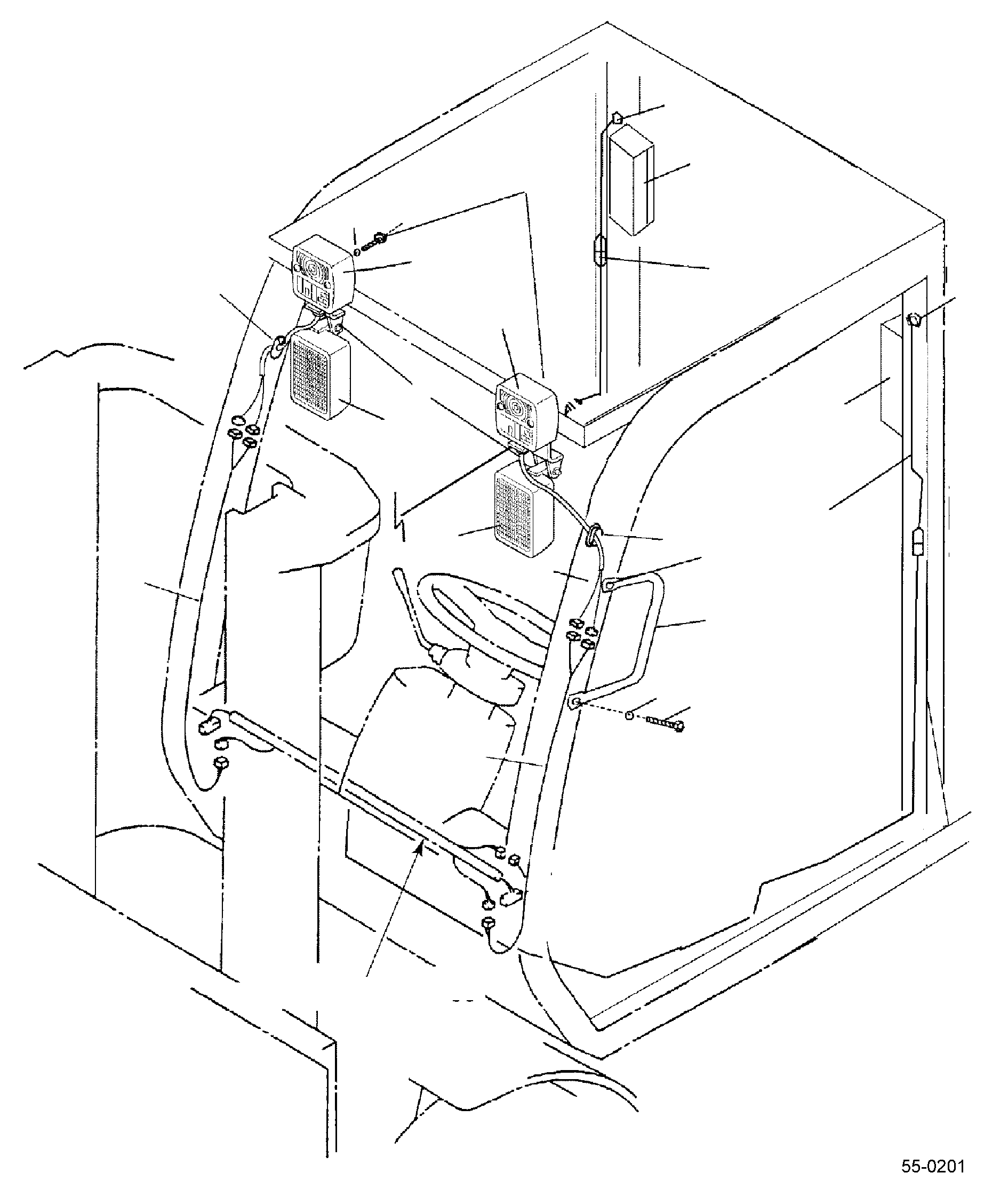 BULB, HEADLAMP (ROADWAY) 3EB-55-A5590 KOMATSU