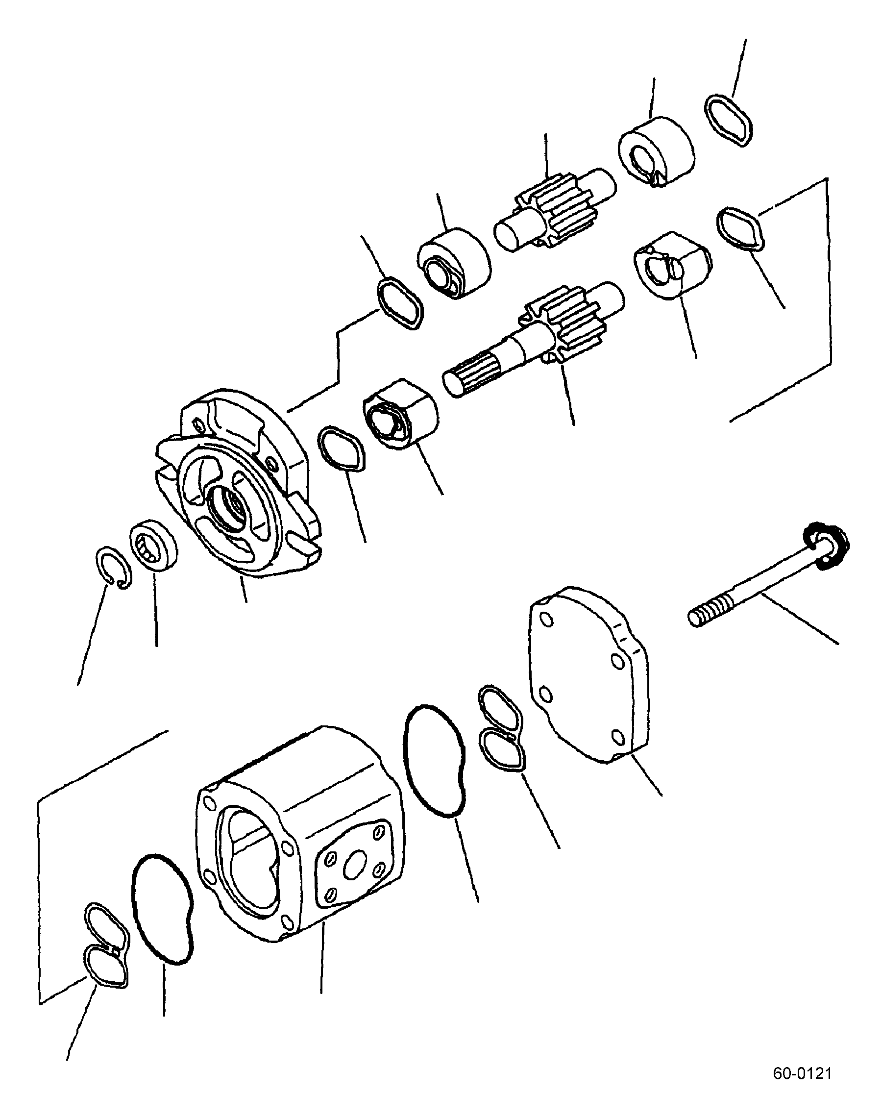 HYDRAULIC PUMP SEAL KIT KB2012A-30003 KOMATSU