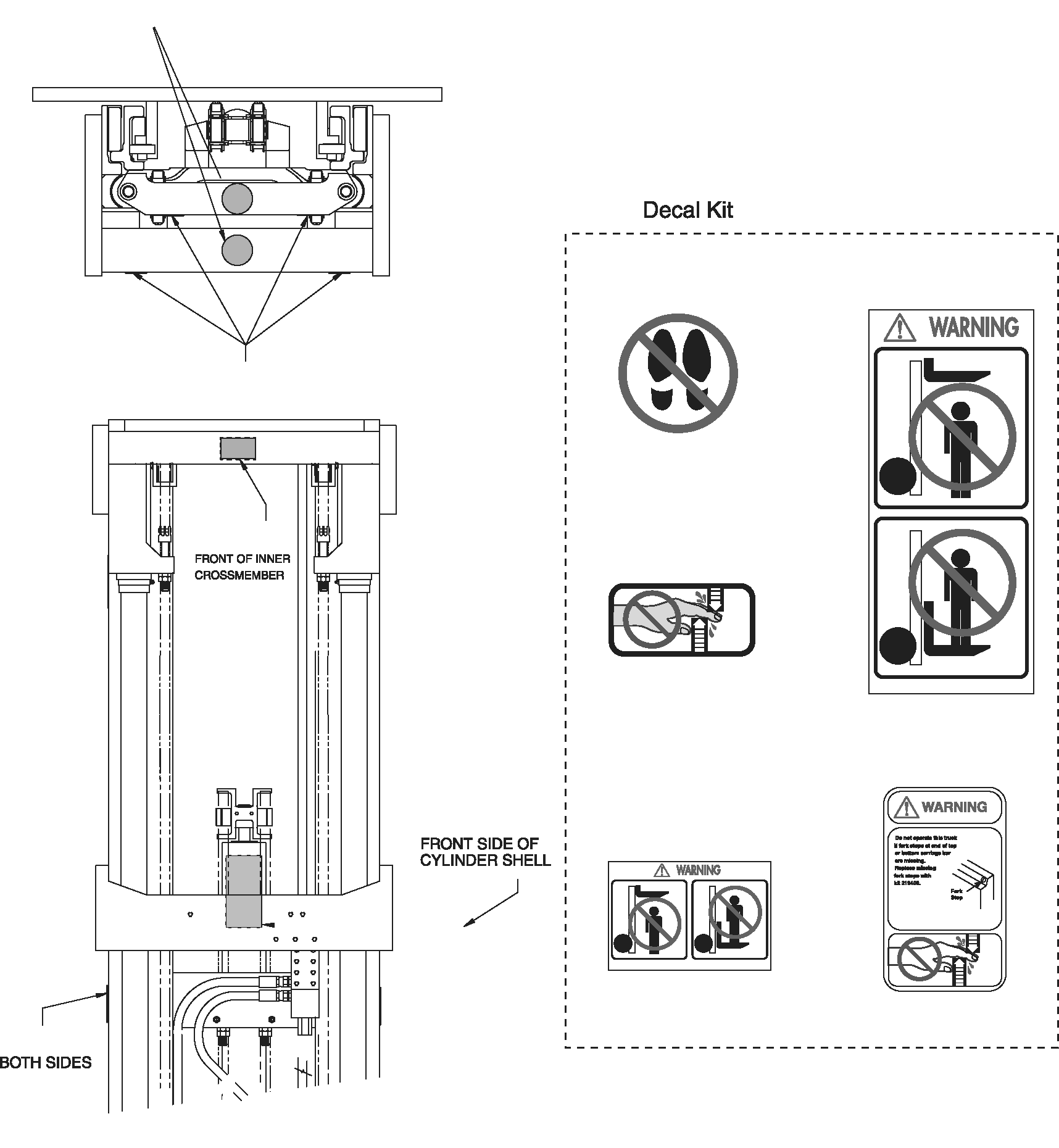 DECAL KIT CC201392 KOMATSU