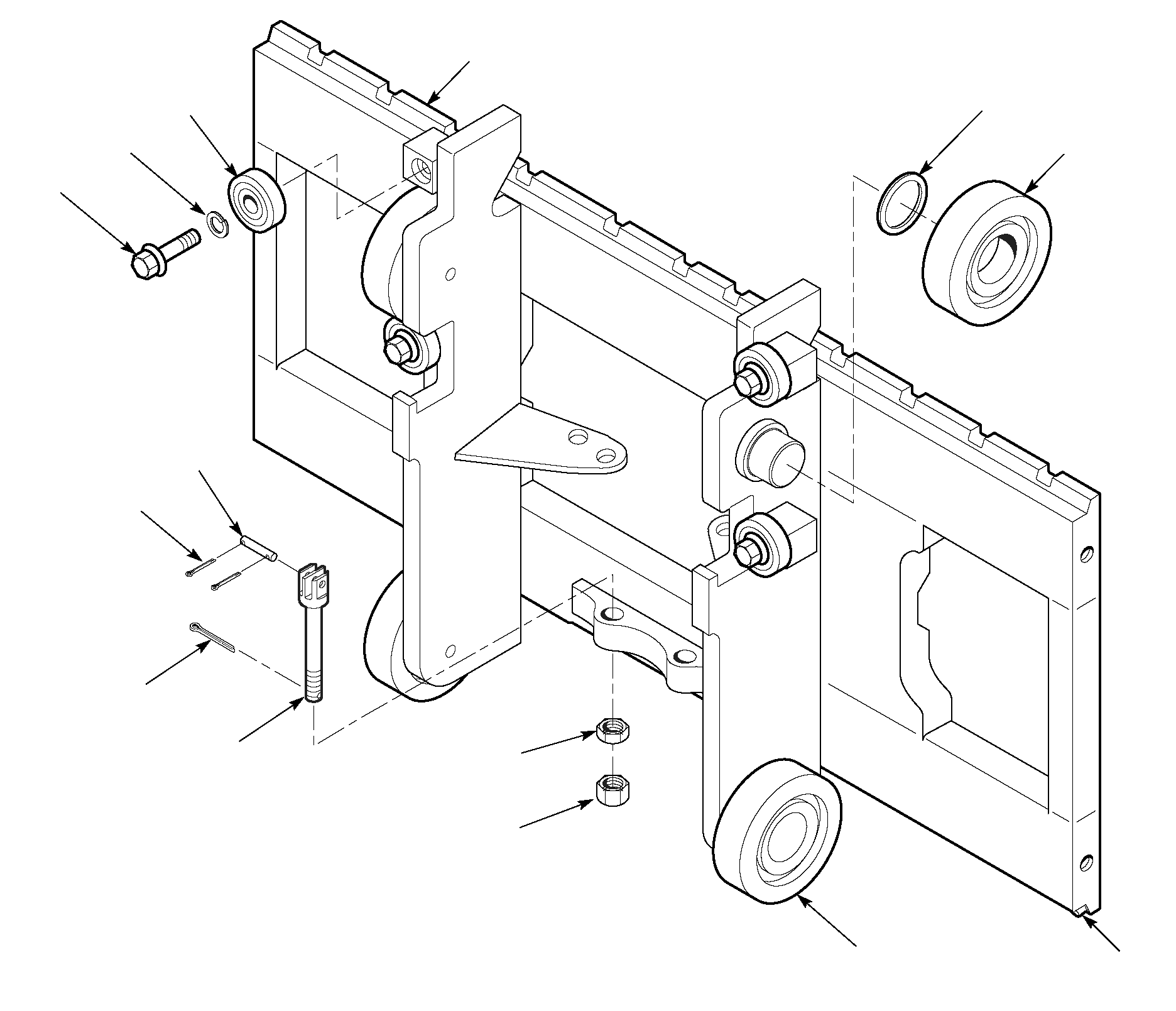 CARRIAGE, 37 IN. PNEUMATIC CC222905 KOMATSU