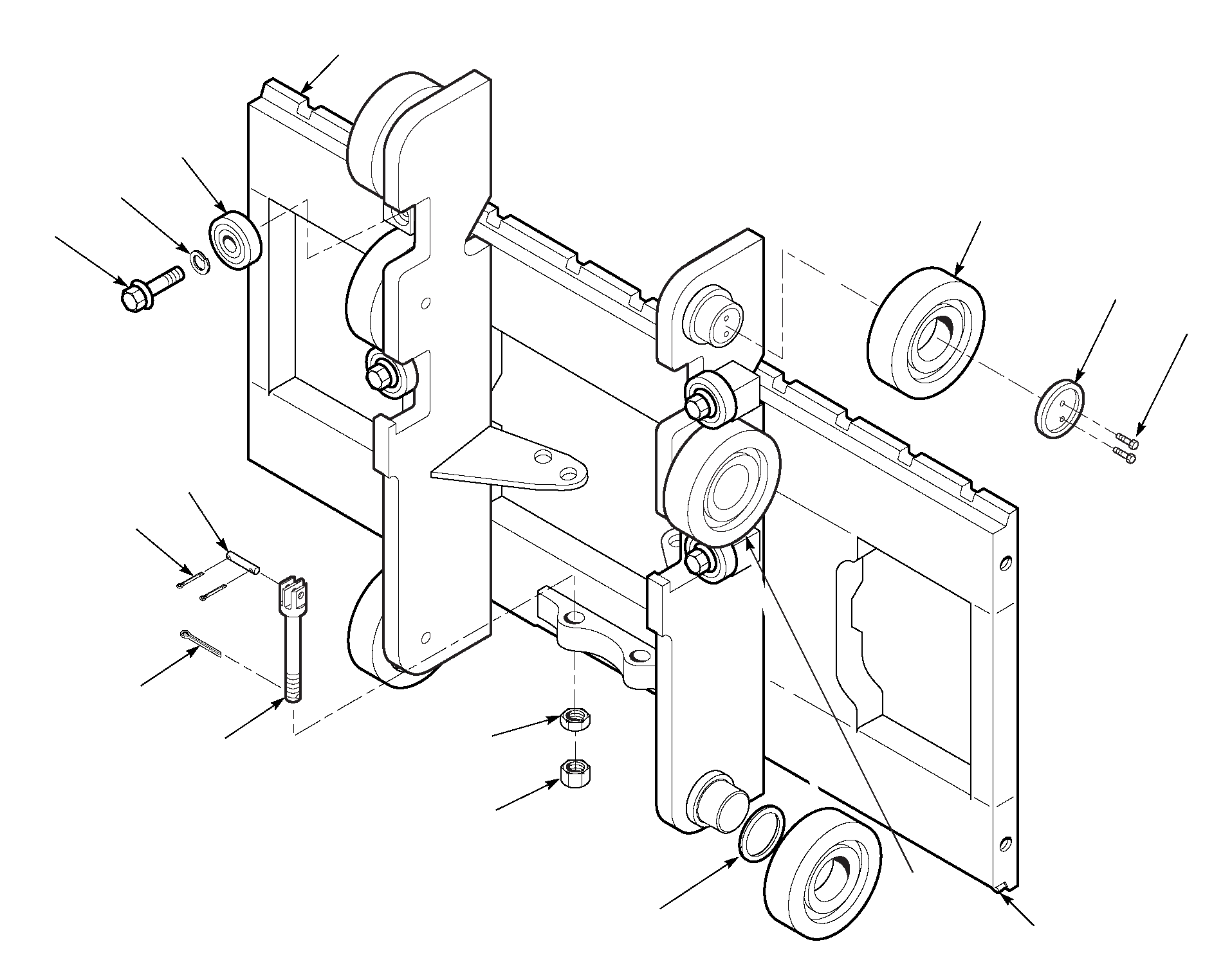 CARRIAGE, 41 IN. CUSHION CC222908 KOMATSU