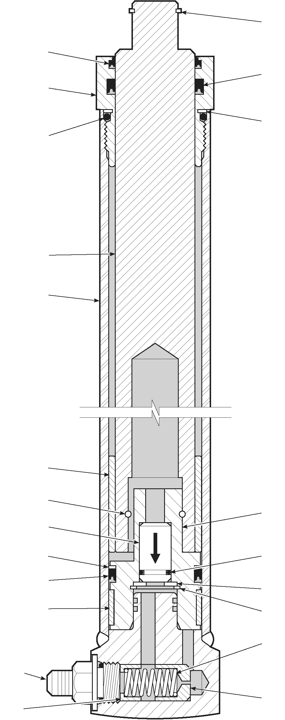 MAIN LIFT CYLINDER (73 OCL) CC584221 KOMATSU