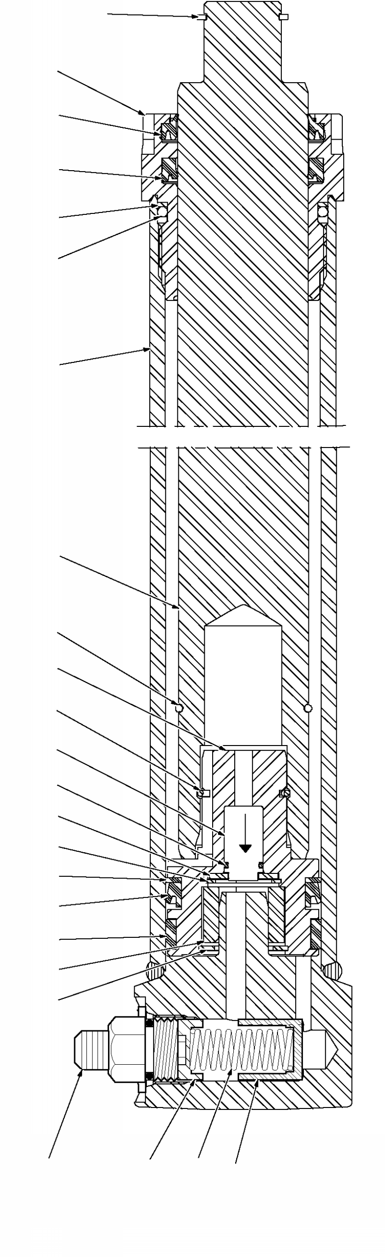 MAIN LIFT CYLINDER (68 OCL) CC1006897 KOMATSU