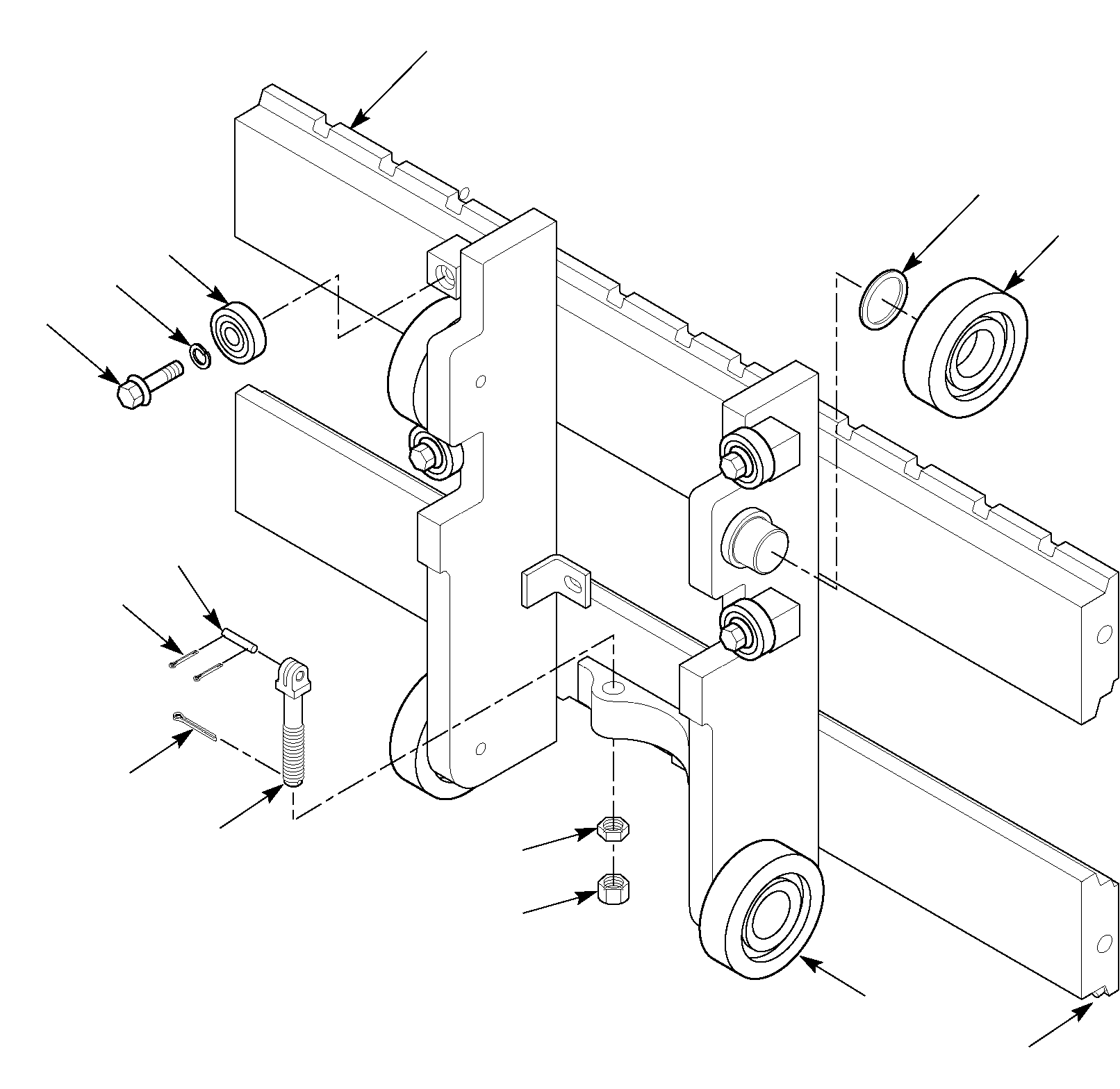 49 IN. CARRIAGE (PNEUMATIC) CC250102 KOMATSU