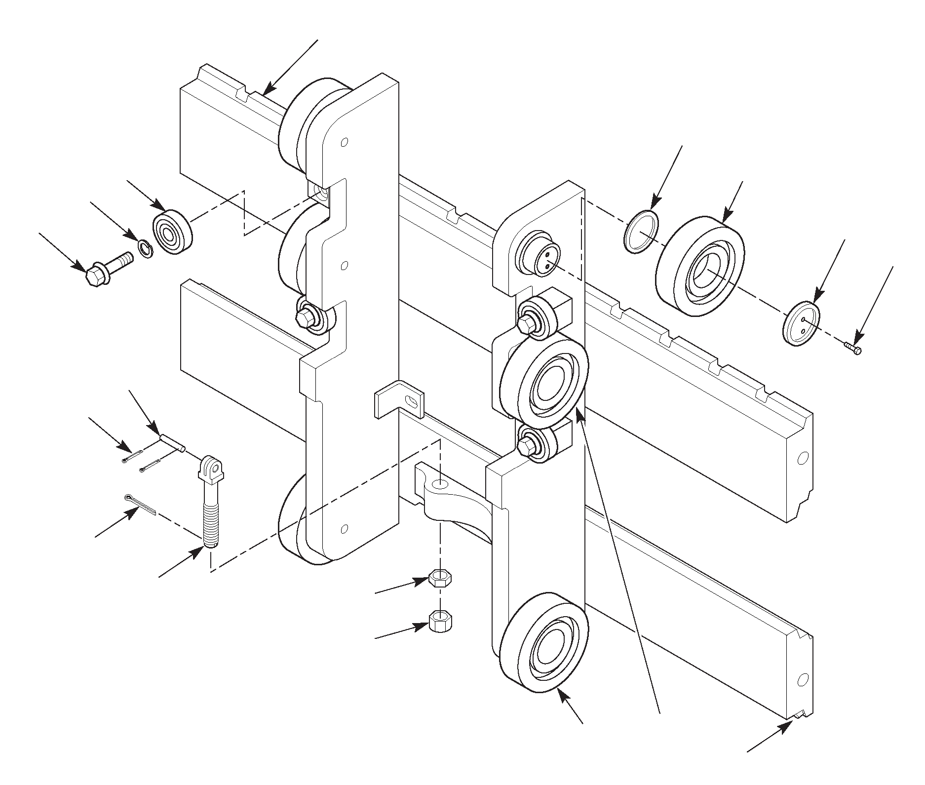 53 IN. CARRIAGE (PNEUMATIC) CC235101 KOMATSU