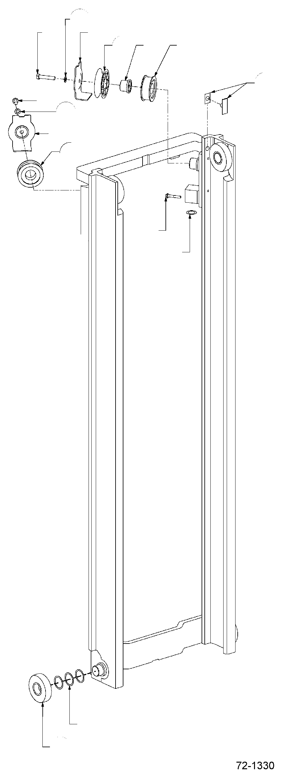 INTERMEDIATE UPRIGHT (73 OCL) CC233039 KOMATSU