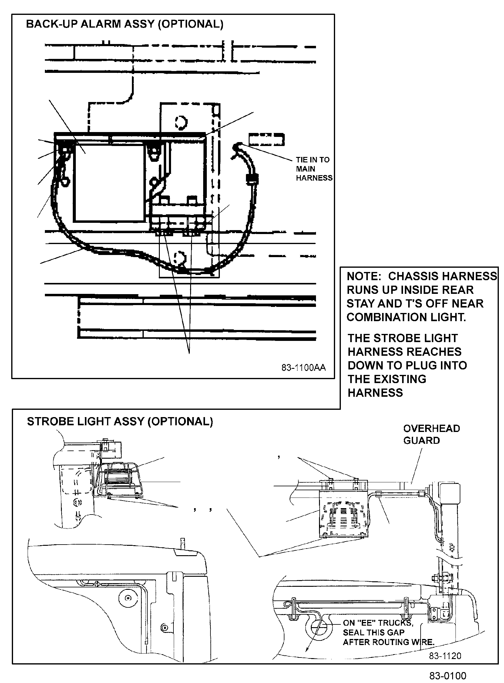 STROBE LIGHT W/ HARNESS, RED 3EB-56-A5680 KOMATSU