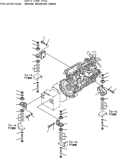 Резиновый элемент 3FD-02-22360 KOMATSU