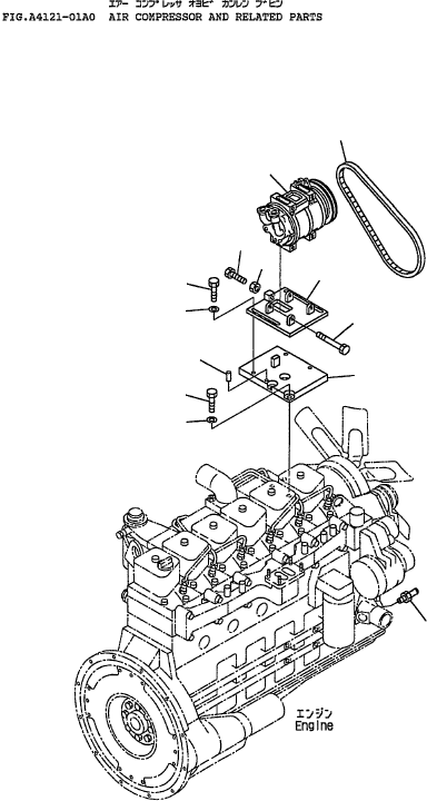 Болт 01016-81090 KOMATSU