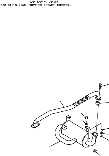 Глушитель 3FD-03-24310 KOMATSU