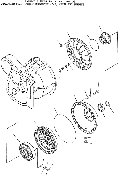 STATOR ASSY OK630140A KOMATSU