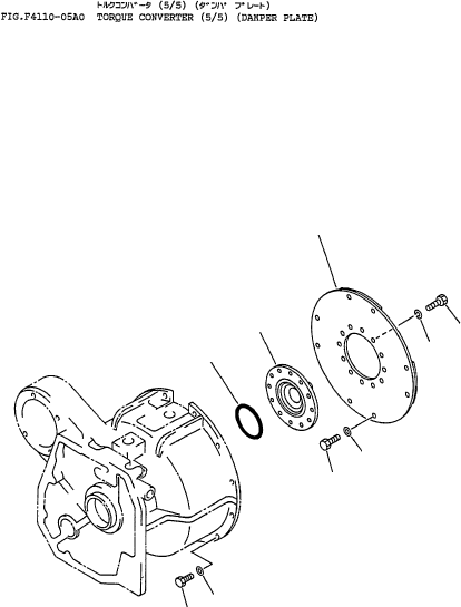 PLATE ASSY OK640245A KOMATSU