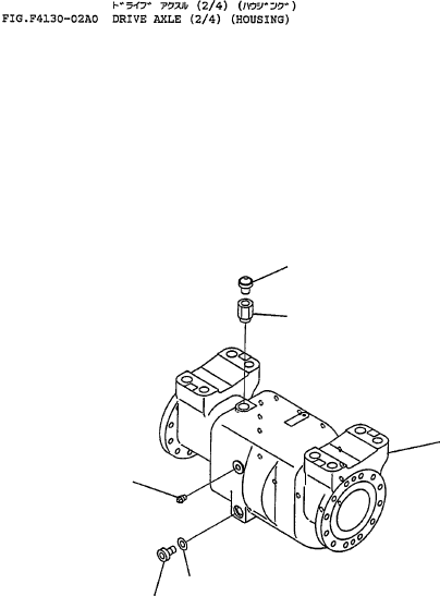 Корпус 3FD-21-22110 KOMATSU