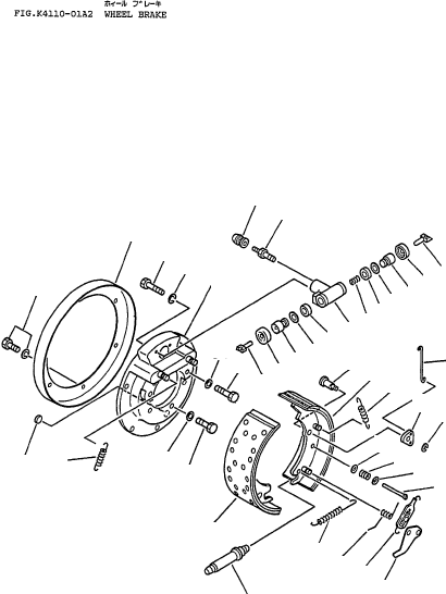 SHOE ASSY, L.H. 3FD-30-22110 KOMATSU