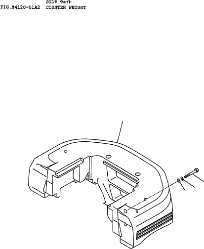 WEIGHT (7 TON) 3FD-43-21710 KOMATSU